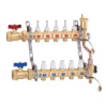 6686C5S1 Коллектор в сборе Caleffi 1"|3x3/4"