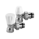 411431 Комплект угловых радиаторных кранов 1/2" Caleffi