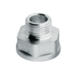 F272 переход хромированный под ключ 3/8"Mx1/2"F Pattaroni