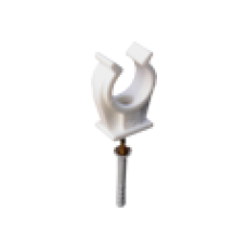 9826AKS Клипса одинарная с забивным шурупом CAPRICORN