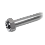 9005 NiroSan трубка 500 мм с бортом для систем снеготаяния 28x3/4"В