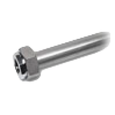 9005 NiroSan трубка 500 мм с бортом для систем снеготаяния 28x3/4"В