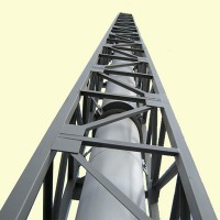 Опорная конструкция для дымохода квадратная PlusTerm